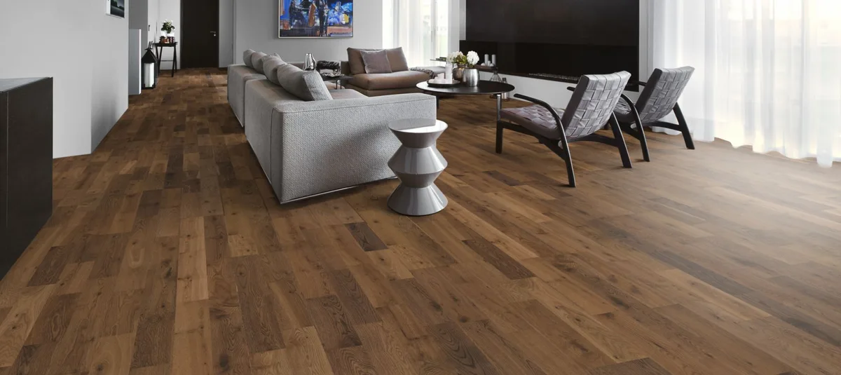 Паркетная доска Kahrs Люмен Дуб Пламя Glow 152N6BEKF4KW240 Lively 2423×200×15