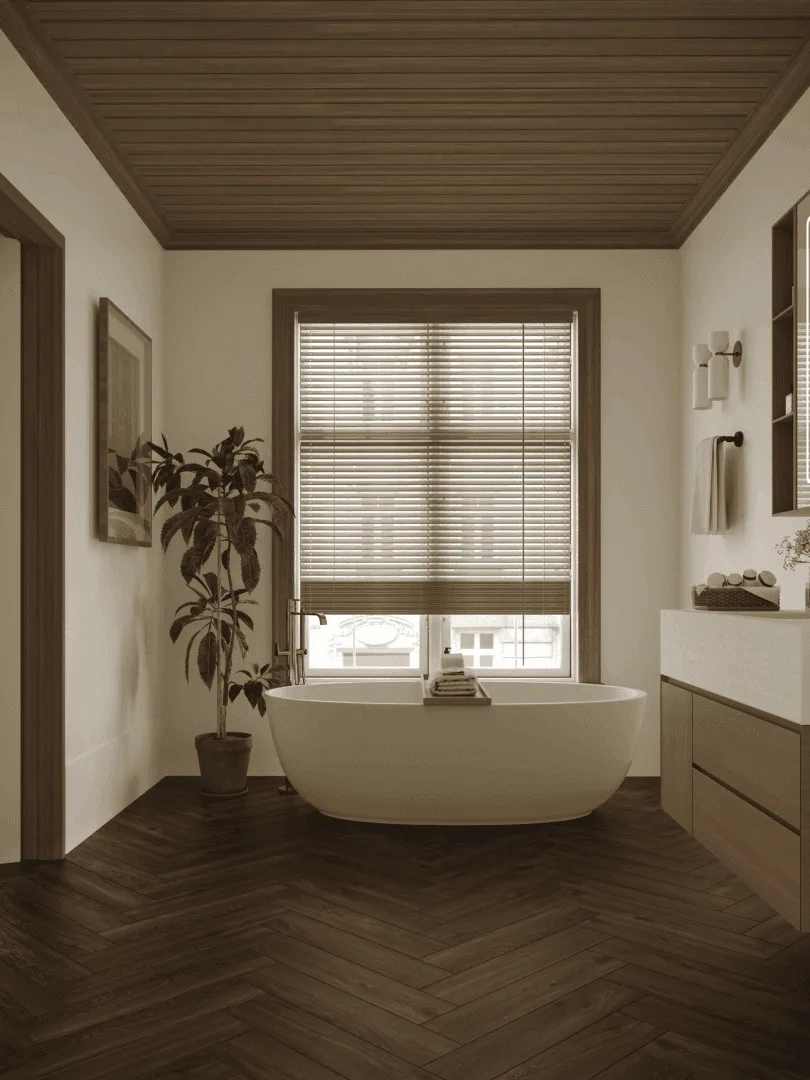 Кварцвиниловый SPC ламинат Norland Parquet Swift Style 1066-9 венгерская елка 600×125×4
