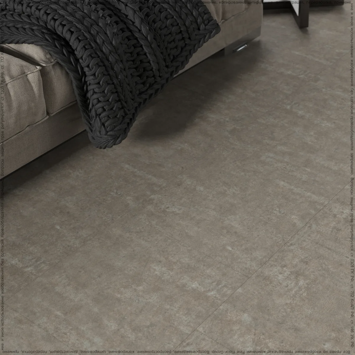 Кварцвиниловая плитка FineFlex клеевая FX-Stone Пайер FX-205 F 400×400×2,2