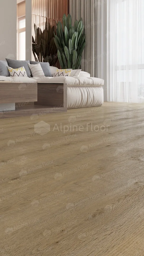 Кварцвиниловый SPC ламинат Alpine Floor Solo Plus Комодо ECO 14-701 1220×183×4
