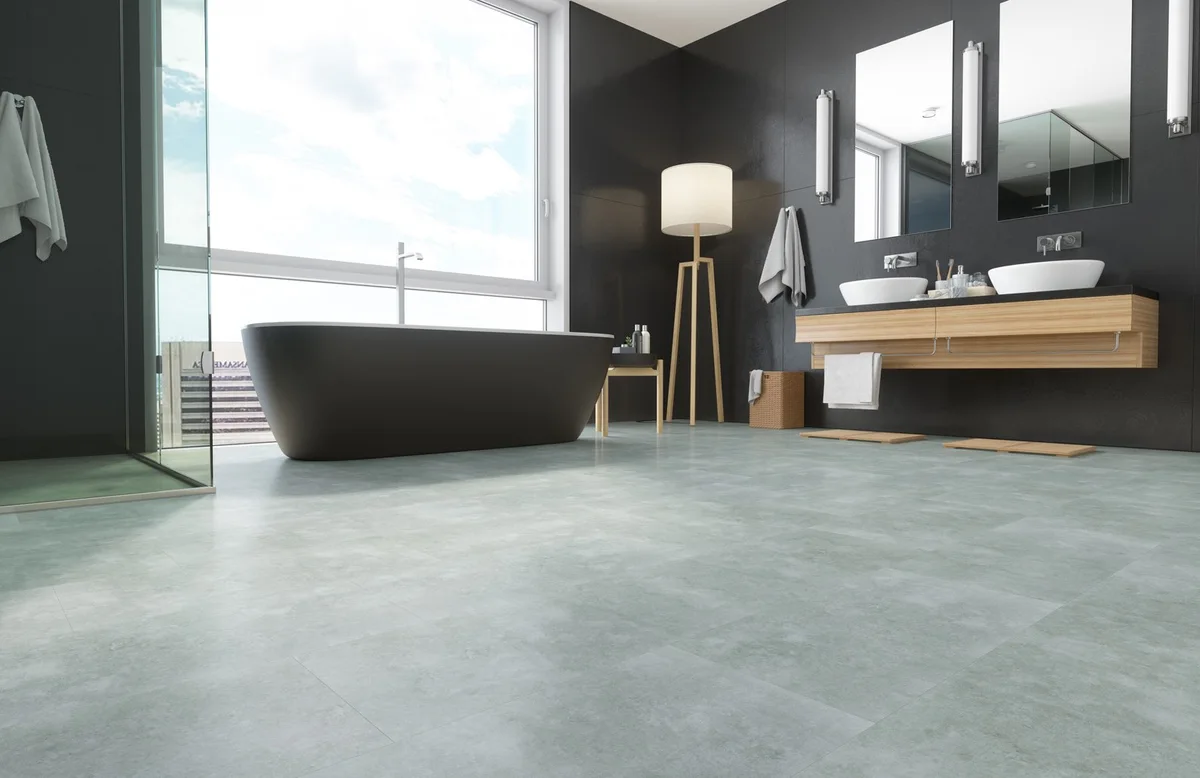 Кварцвиниловый SPC ламинат Fargo Stone Королевский Оникс YC 48008-10 600×300×4