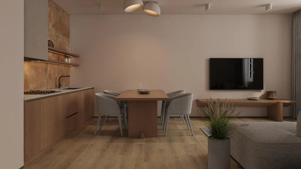 Кварцвиниловая плитка Alpine Floor клеевая Easy Line Дуб Рейсдал ЕСО 3-41 1219,2×184,15×3