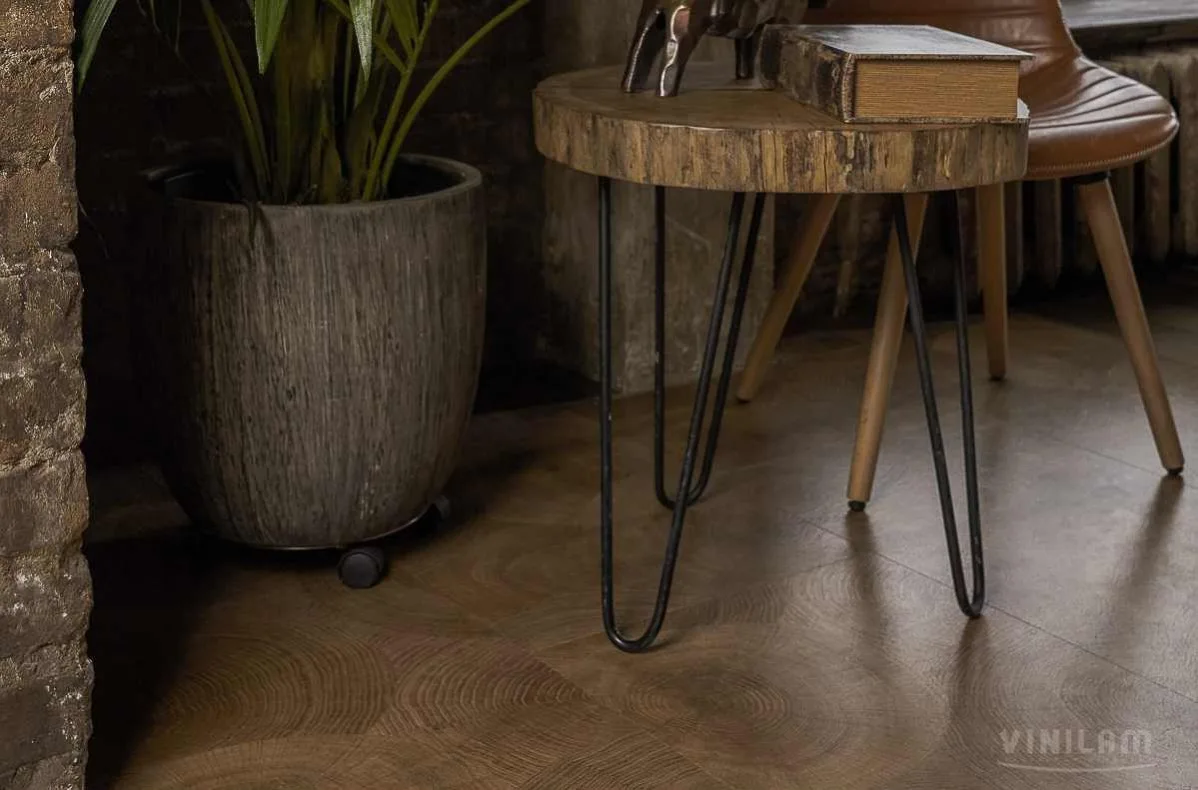 Кварцвиниловая плитка Vinilam клеевая Ceramo Stone Glue Дуб Натуральный 61601 950×480×2,5