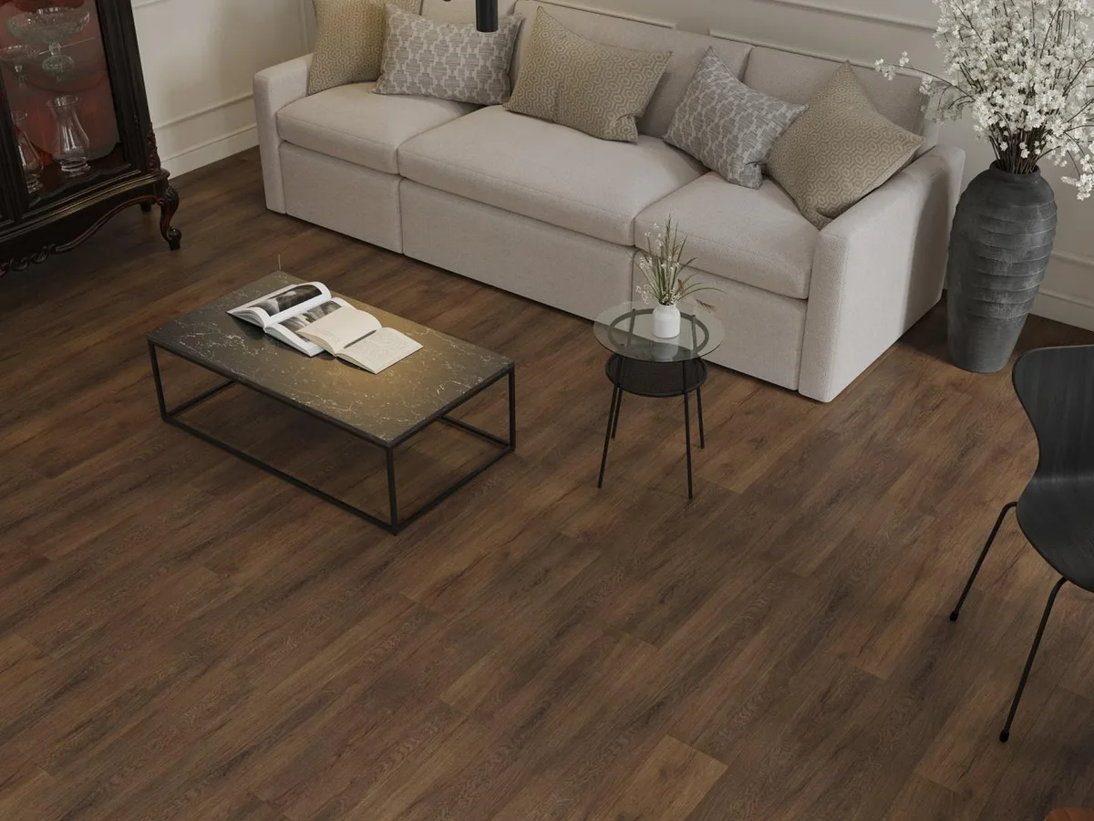 Кварцвиниловая плитка Alpine Floor клеевая Easy Line Дуб Казимир ЕСО 3-40 1219,2×184,15×3