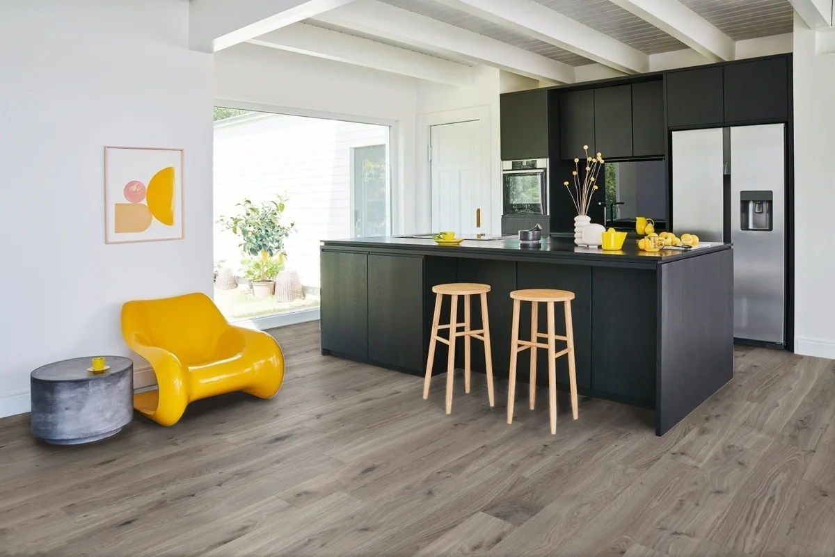 Ламинат Parador Basic 400 Дуб базальтовый серый 1744347 1285×194×8