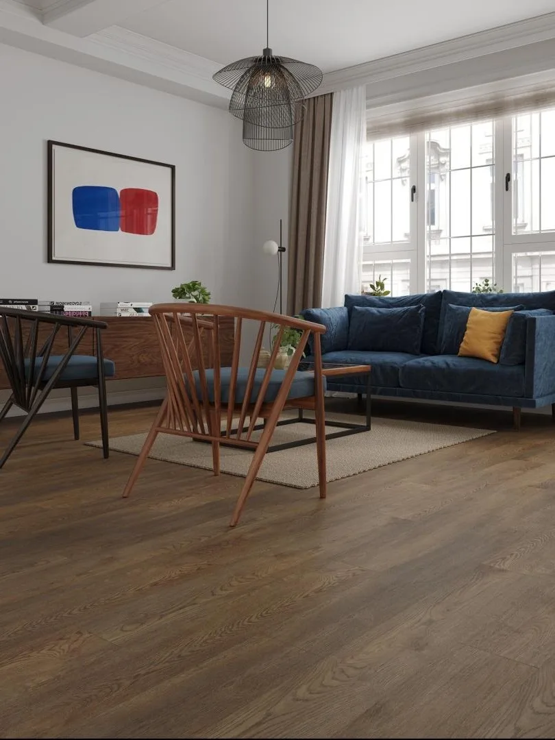 Кварцвиниловая плитка Alpine Floor клеевая Easy Line Дуб Гоен ЕСО 3-45 1219,2×184,15×3