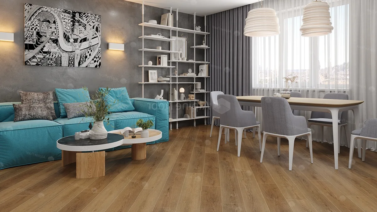 Кварцвиниловый SPC ламинат Alpine Floor Grand Sequoia Пайни ECO 11-28 1220×183×4