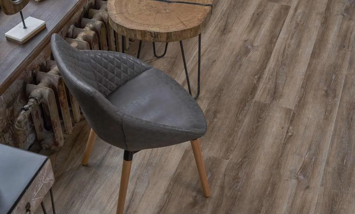 Кварцвиниловый SPC ламинат Vinilam Ceramo Cork Дуб Биль 8895-EIR 1520×225×8