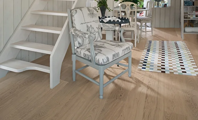 Паркетная доска Kahrs Песочная Дуб Брайтон Brighton 151L87EK0VKW220 Lively 2266×187×15