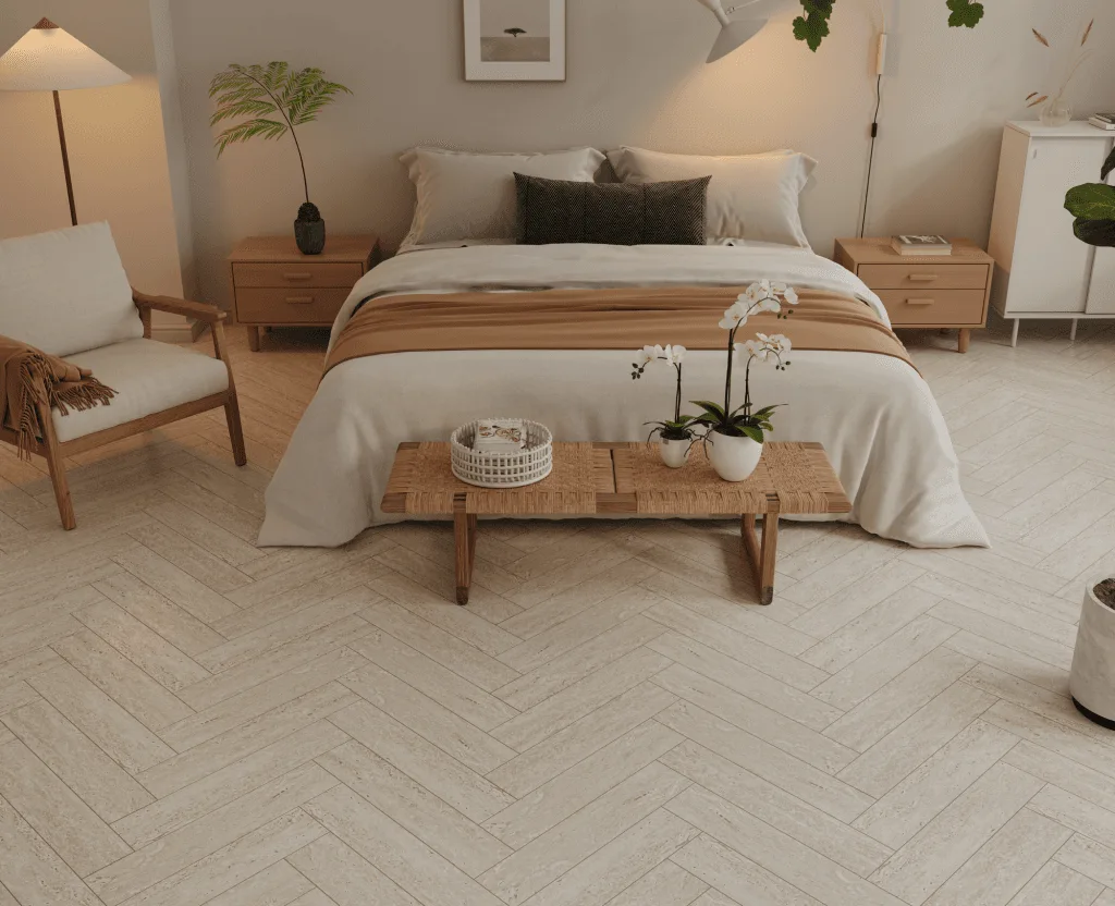 Кварцвиниловый SPC ламинат Alpine Floor Адамант Паркет Зонда ECO 31-4-R венгерская елка 600×125×5