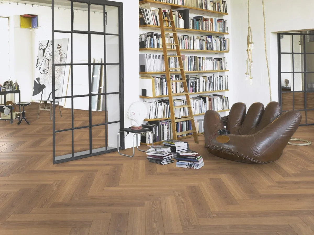 Ламинат Parador Trendtime 3 Дуб Студиолайн медовый Studioline Honey 1747864 венгерская елка 858×143×8