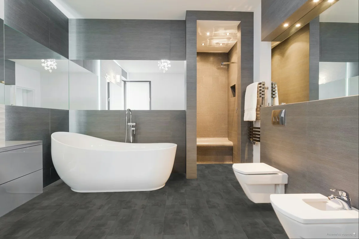 Кварцвиниловая плитка Fargo клеевая Stone LVT Бетон Лофт 48143-05 606×303×2,5