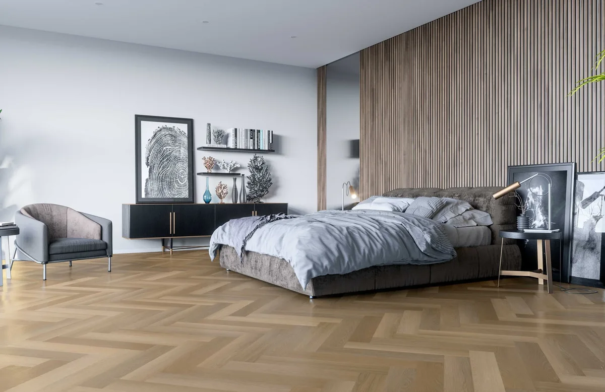 Кварцвиниловый SPC ламинат Fargo Parquet Дуб Сицилия 33-451-02 венгерская елка 615×123×4