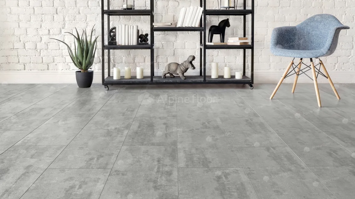 Кварцвиниловая плитка Alpine Floor клеевая Light Stone Самерсет ECO 15-6 608×303×2,5