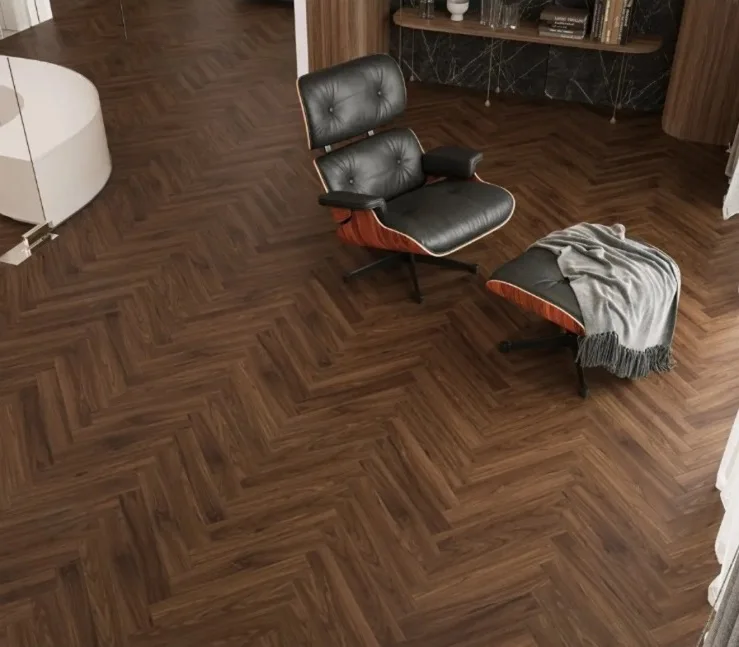 Ламинат Alpine Floor Herringbone 10 Орех Трентино LF107-12 венгерская елка 600×100×10