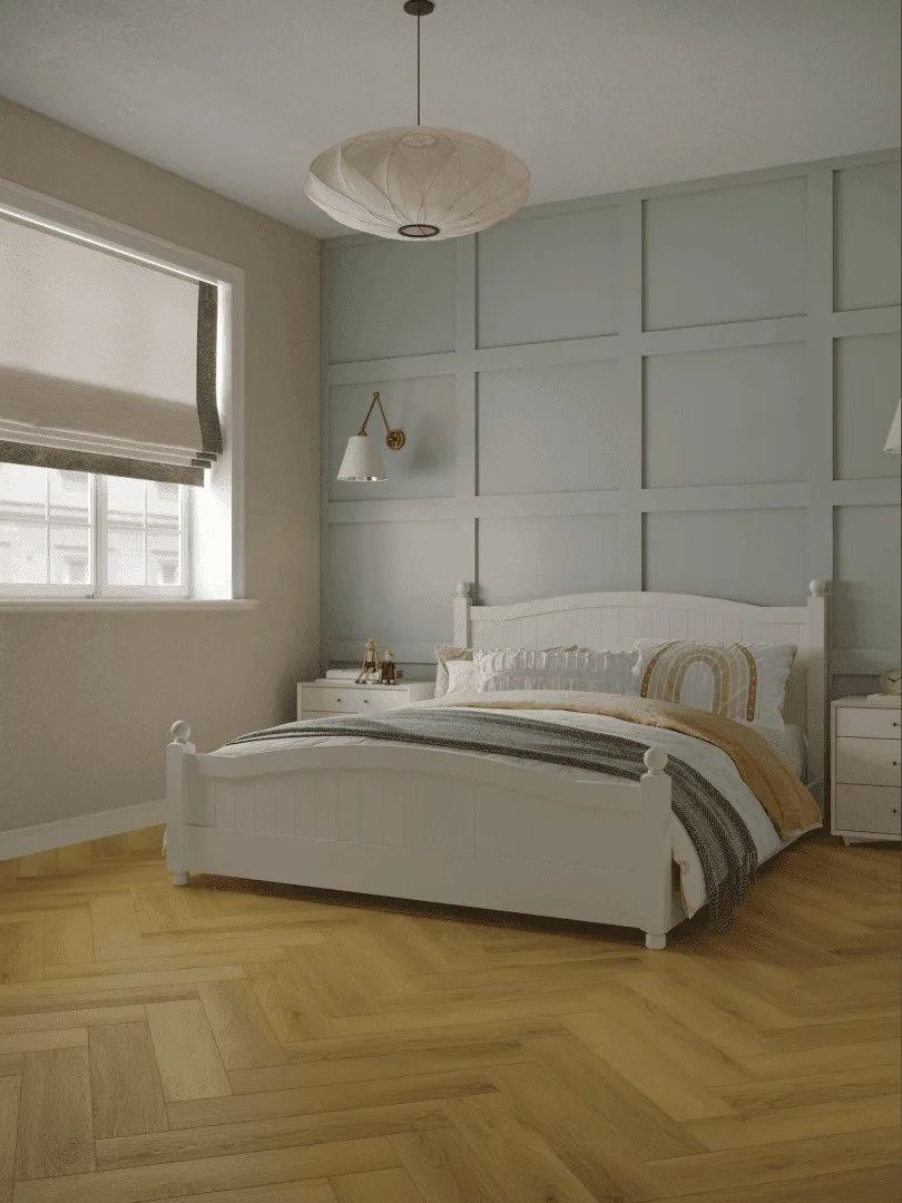 Кварцвиниловая плитка Norland клеевая Parquet S LVT Vivi 1056-10 венгерская елка 590×118×2,5