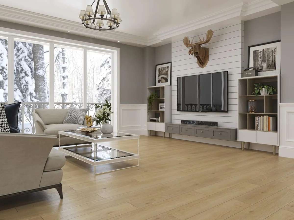 Кварцвиниловая плитка Alpine Floor клеевая Ultra Дуб Марципановый ЕСО 5-37 1219,2×184,15×2