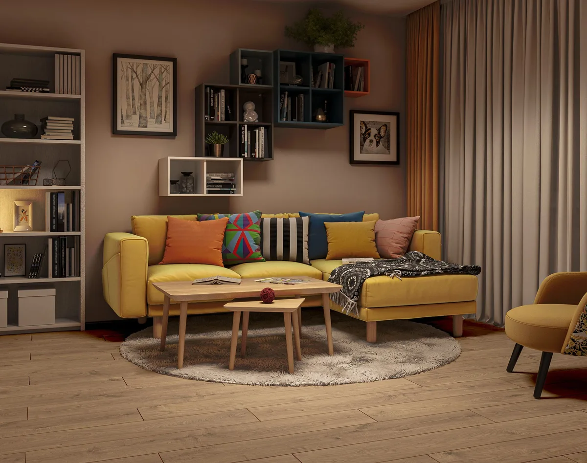 Ламинат My Floor Cottage Дуб Бежевый Атласный MV808 1380×193×8