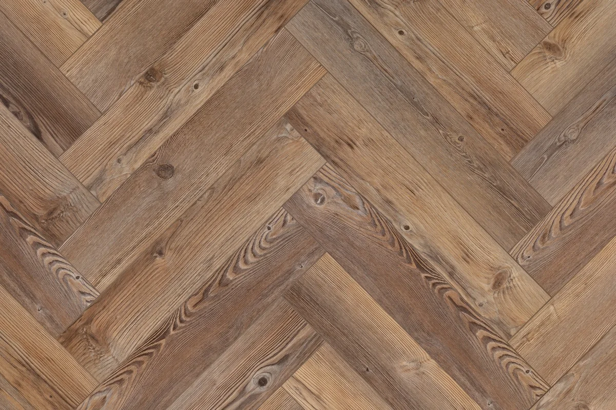 Кварцвиниловая плитка Aquafloor клеевая Parquet Glue AF2517PG венгерская елка 610×122×2,5