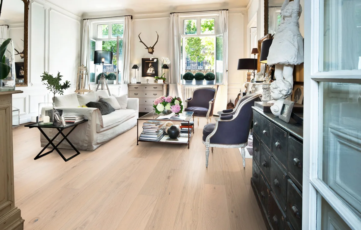 Паркетная доска Kahrs Песочная Дуб Эшторил Estoril 151N8AEKFVKW220 Lively 2266×187×15