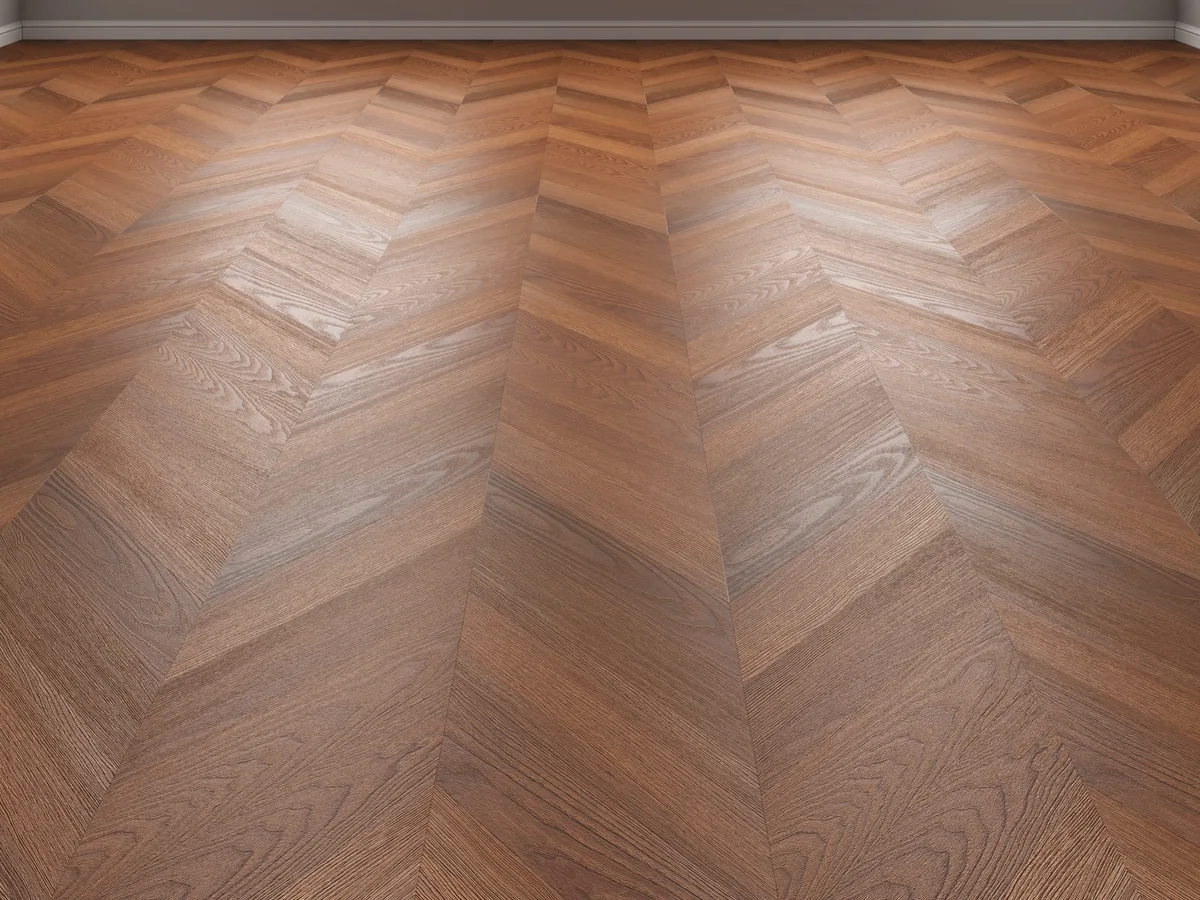 Кварцвиниловая плитка Vinilam клеевая Parquet Chevron Glue Шеврон Плезир I1651102 французская елка 690×115×2,5