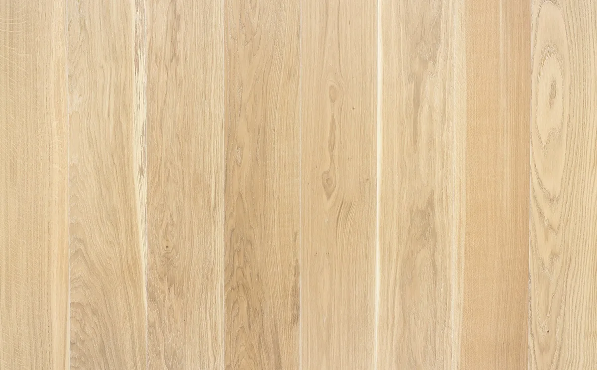 Паркетная доска Polarwood Space Дуб Premium Mercury White oiled 2G 1800×138×14