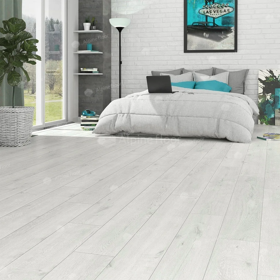 Ламинат Alpine Floor Premium Дуб Вайт P 1006 1380×190×10