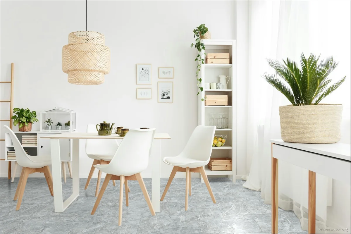 Кварцвиниловая плитка Fargo клеевая Stone LVT Травертин Арктический 48116-01 606×303×2,5