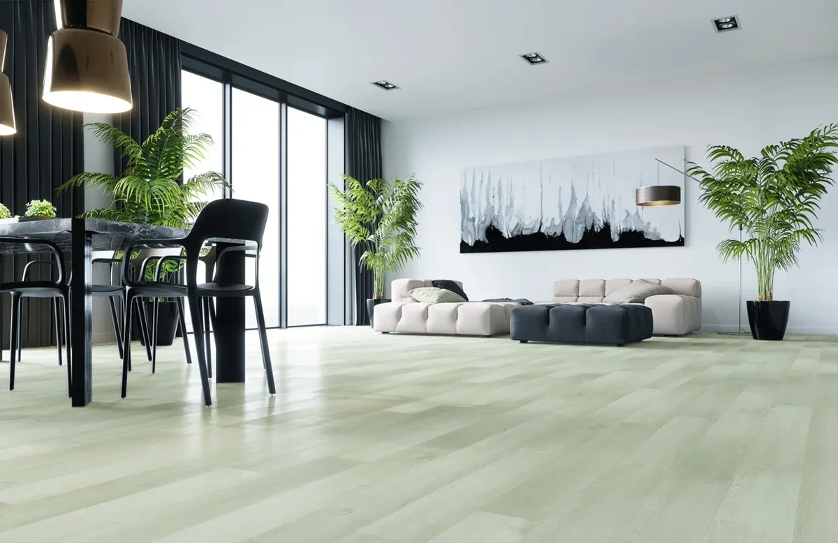 Кварцвиниловый SPC ламинат Home Expert Natural Дуб Северный ветер 2179-12 1220×150×3,5