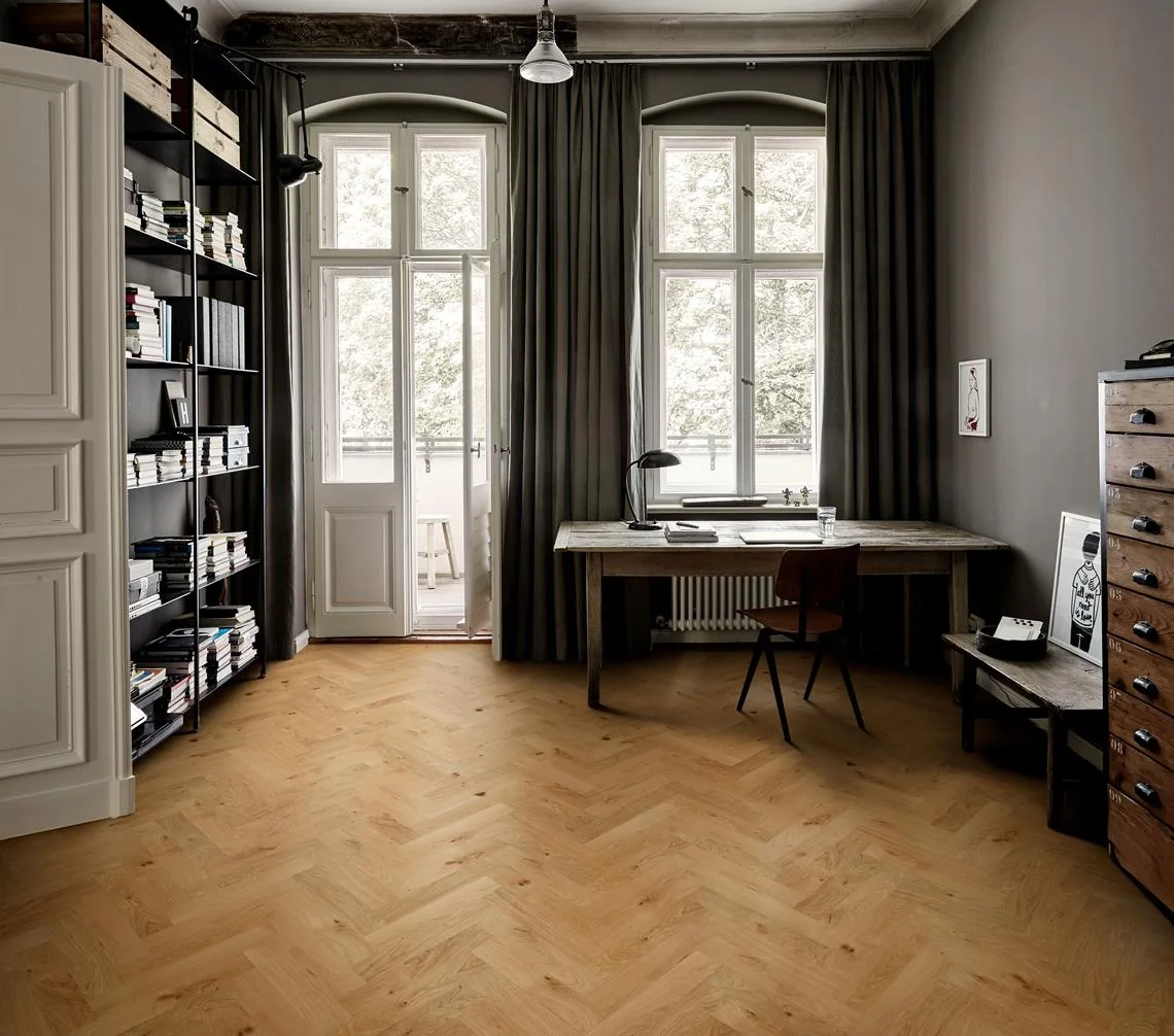 Инженерная доска Kahrs Дуб CD Natural Matt 111PCDEK09KE600 Lively венгерская елка 600×120×11