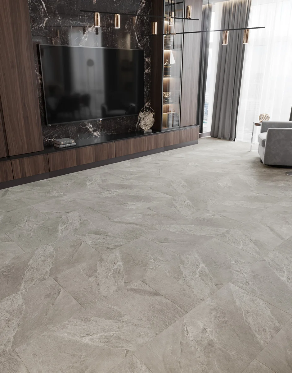Кварцвиниловый SPC ламинат Vinilam Ceramo Stone Тосканский Камень 91902 940×470×8