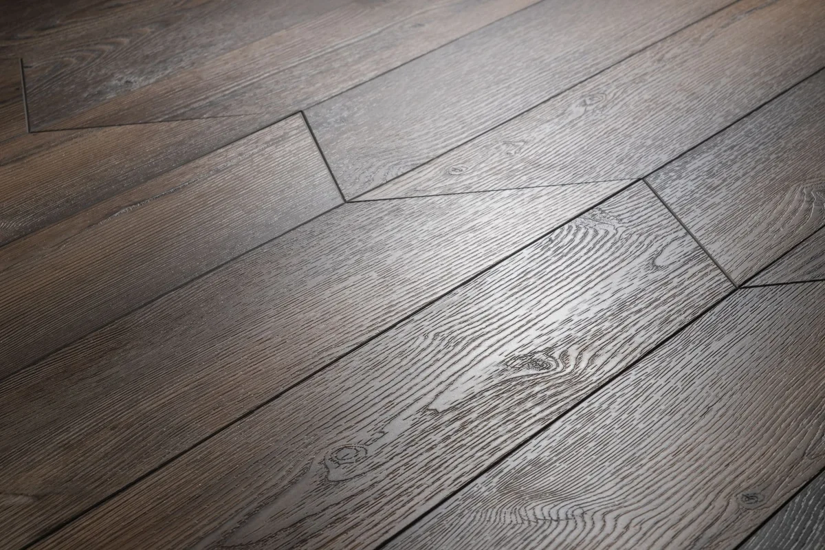 Кварцвиниловая плитка Aquafloor клеевая Parquet Chevron Glue AF2557PGCh французская елка 553,7×130,5×2,5