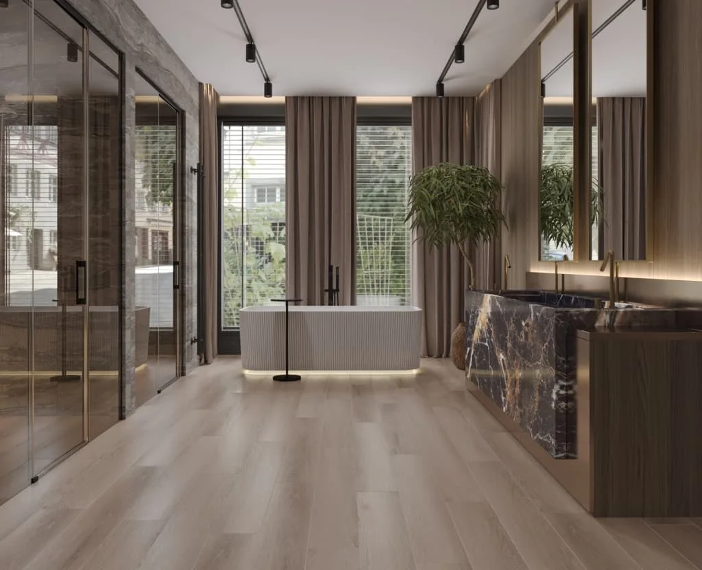 Кварцвиниловый SPC ламинат Alpine Floor Титан 6 Агат ECO 28-5-R 1220×183×6