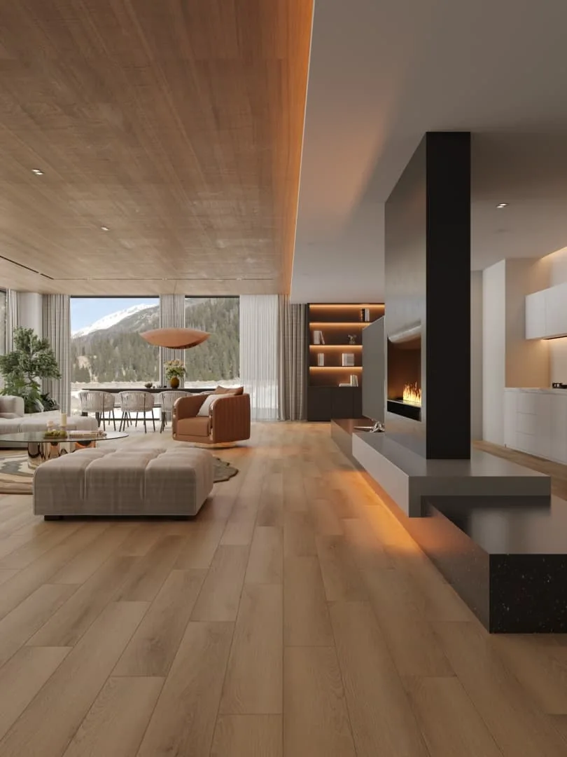 Кварцвиниловый SPC ламинат Alpine Floor Титан 8 Тритон ECO 27-8-R 1220×183×8