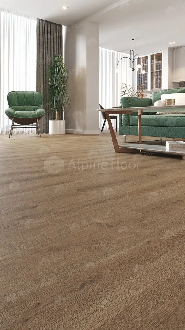 Кварцвиниловый SPC ламинат Alpine Floor Solo Ларгетто ECO 14-3 1220×183×3.5