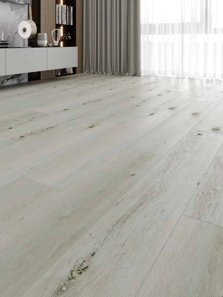 Кварцвиниловый SPC ламинат Cronafloor Radical Chic Белуна RC002 1200×180×5