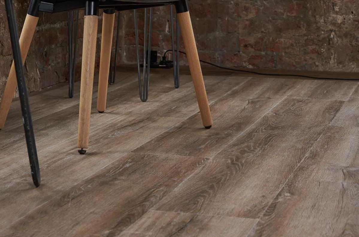 Кварцвиниловый SPC ламинат Vinilam Ceramo Cork Дуб Биль 8895-EIR 1520×225×8