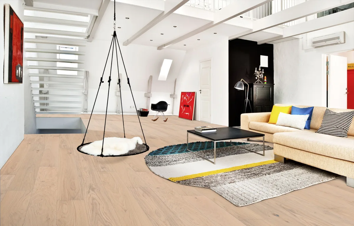 Паркетная доска Kahrs Песочная Дуб Эшторил Estoril 151N8AEKFVKW220 Lively 2266×187×15