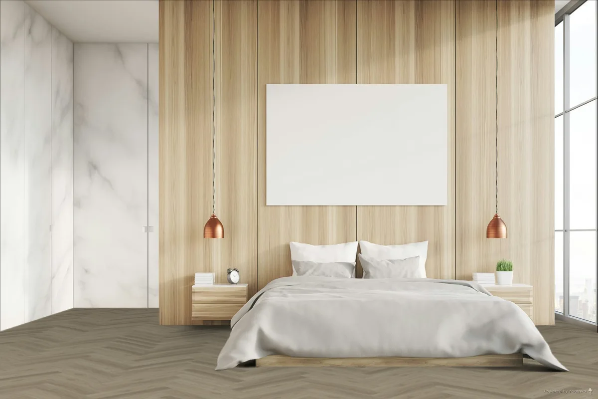 Кварцвиниловая плитка Fargo клеевая Parquet LVT Вяз Оксфорд 22-2101-05 венгерская елка 595×119×2,5
