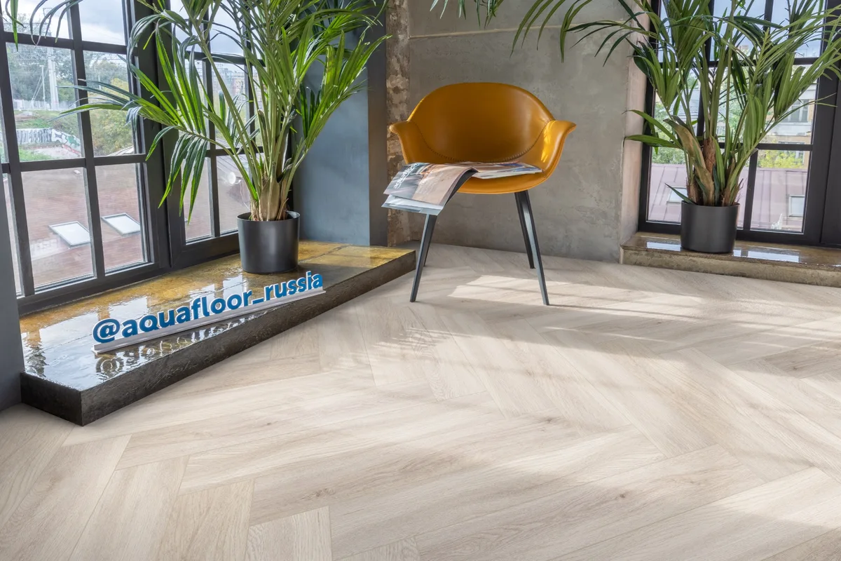 Кварцвиниловая плитка Aquafloor клеевая Parquet Glue AF2511PG венгерская елка 610×122×2,5