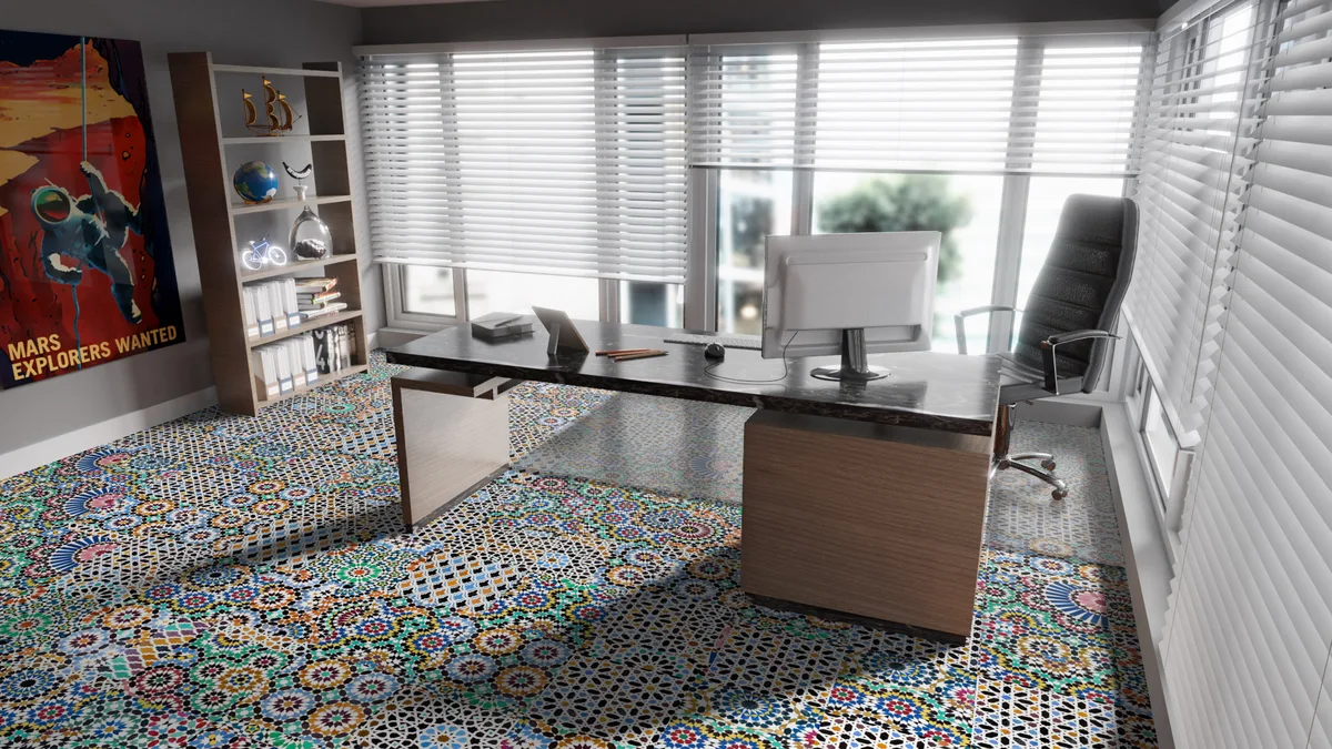 Ламинат Falquon Quadraic Mosaic Q001 810×400×8