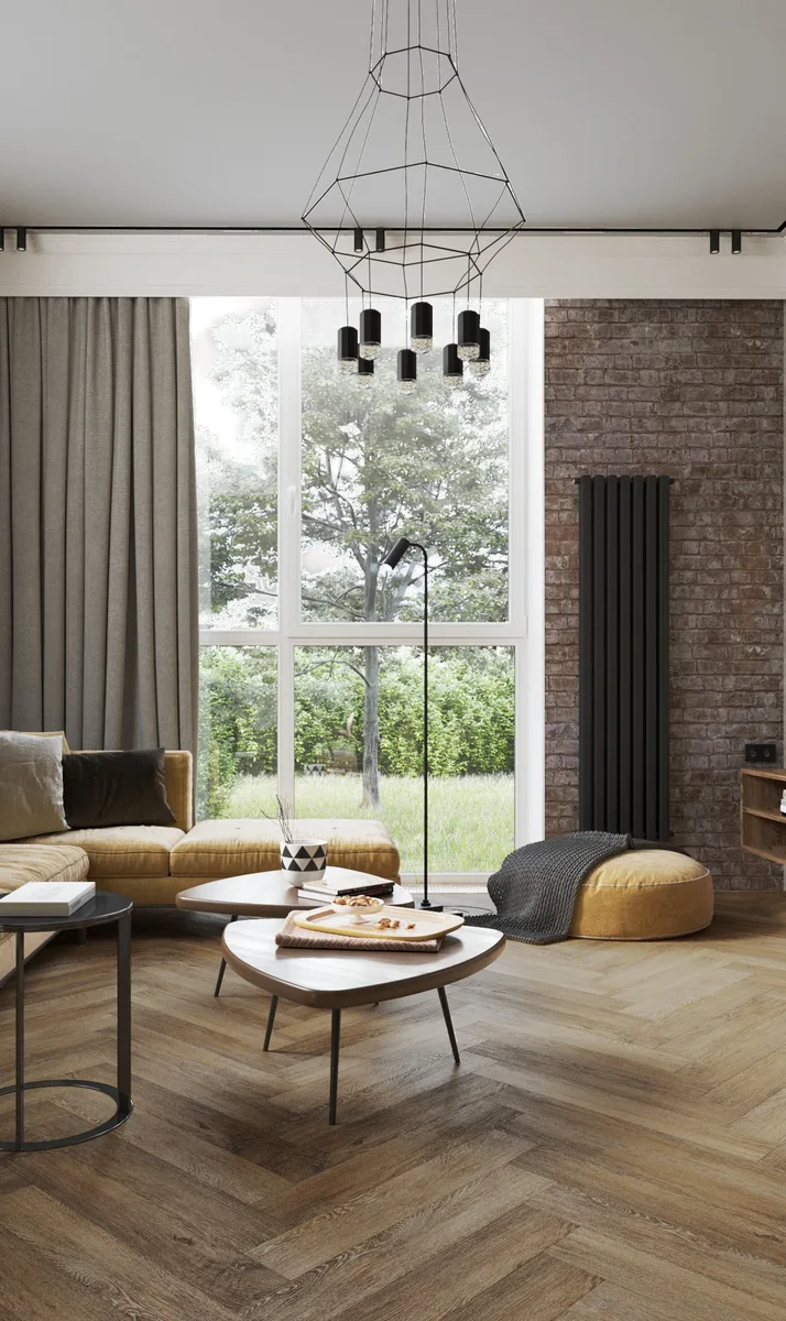 Кварцвиниловый SPC ламинат Vinilam Parquet Herringbone Паркет Тусон IS11377 венгерская елка 720×120×6,5