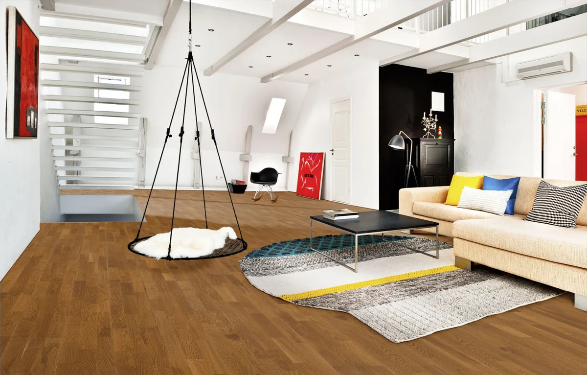 Паркетная доска Kahrs Трес Дуб Бисби Bisbee 133NABEK5MUW240 Variation 2423×200×13