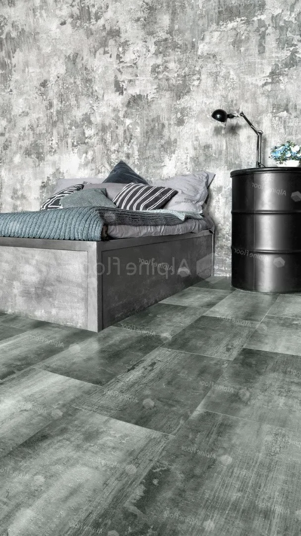 Кварцвиниловая плитка Alpine Floor клеевая Light Stone Корноулл ECO 15-1 608×303×2,5