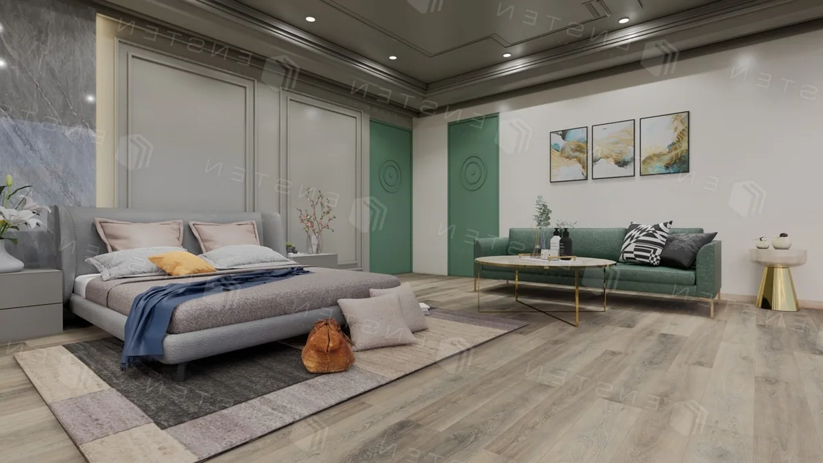Кварцвиниловый SPC ламинат Ensten Hygge Циния ECO 102-19 1524×180×4
