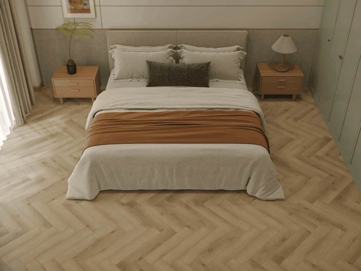 Кварцвиниловый SPC ламинат Norland Parquet S Glou 1055-20 венгерская елка 600×125×4