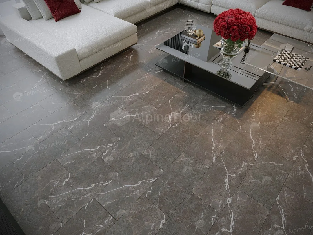 Кварцвиниловый SPC ламинат Alpine Floor Stone Mineral Core Сторм ECO 4-29 609,6×304,8×4
