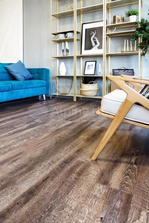 Кварцвиниловая плитка Alpine Floor клеевая Easy Line Дуб Миндаль ECO 3-7 1219,2×184,15×3