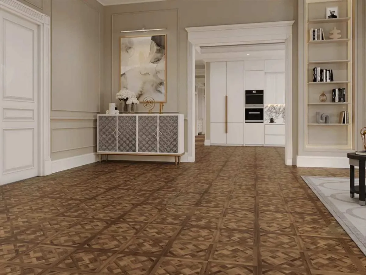 Кварцвиниловый SPC ламинат Alpine Floor Parquet Sirocco Елисейские поля ECO 25-3 595×595×6