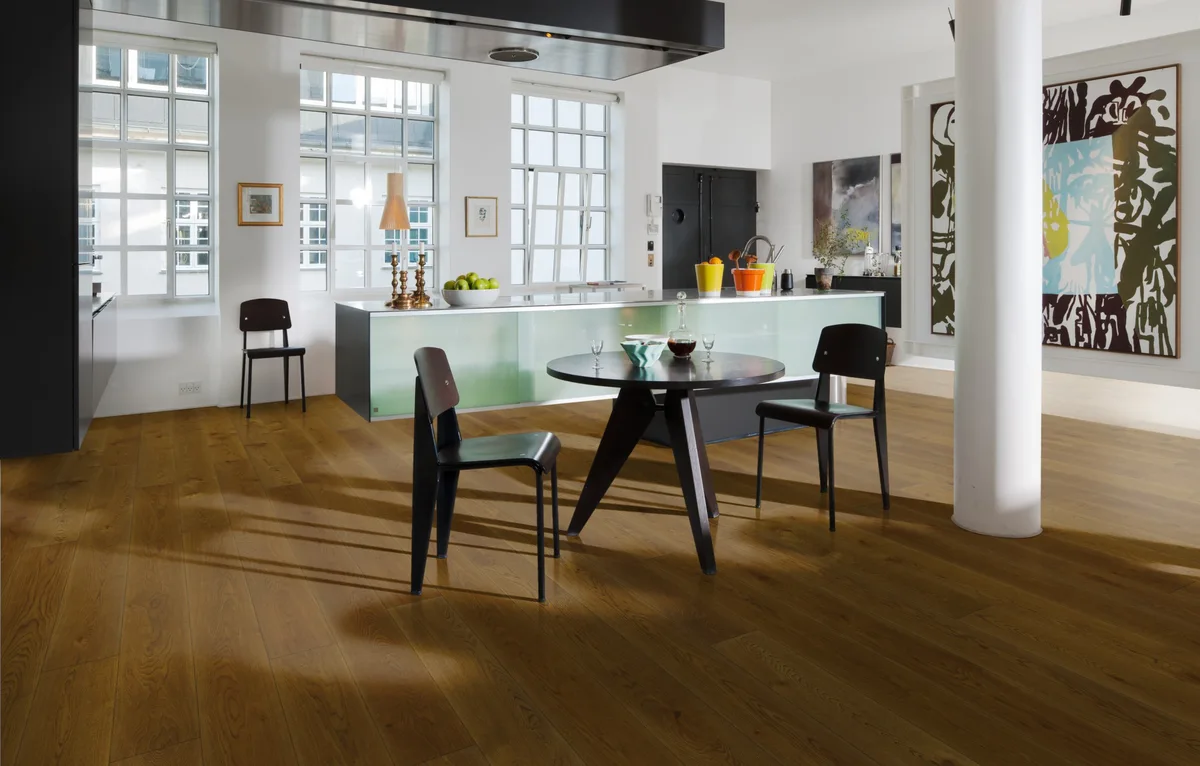 Паркетная доска Kahrs Новая классика Дуб Янтарь Nouveau Rich 151N8AEKQ1KW240 Lively 2420×187×15